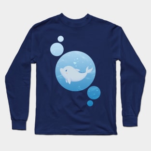 Kawaii dolphin Long Sleeve T-Shirt